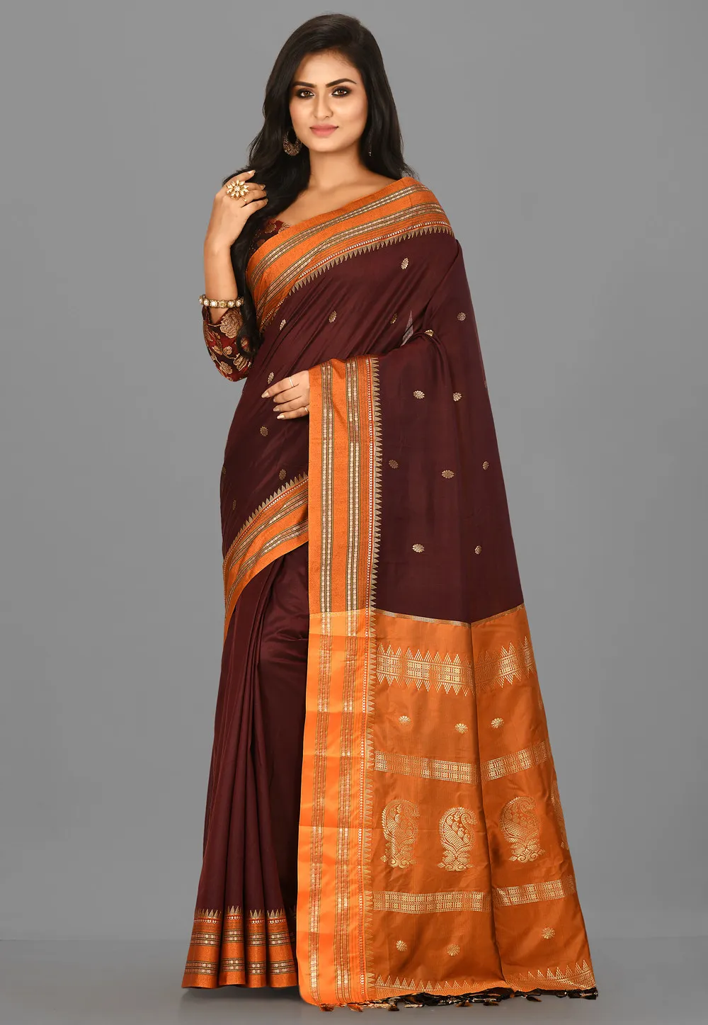 Bomkai Cotton Saree