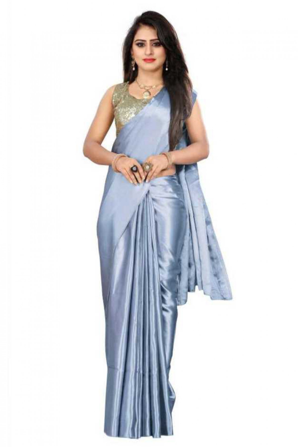 bright designer blouse for plain sarees