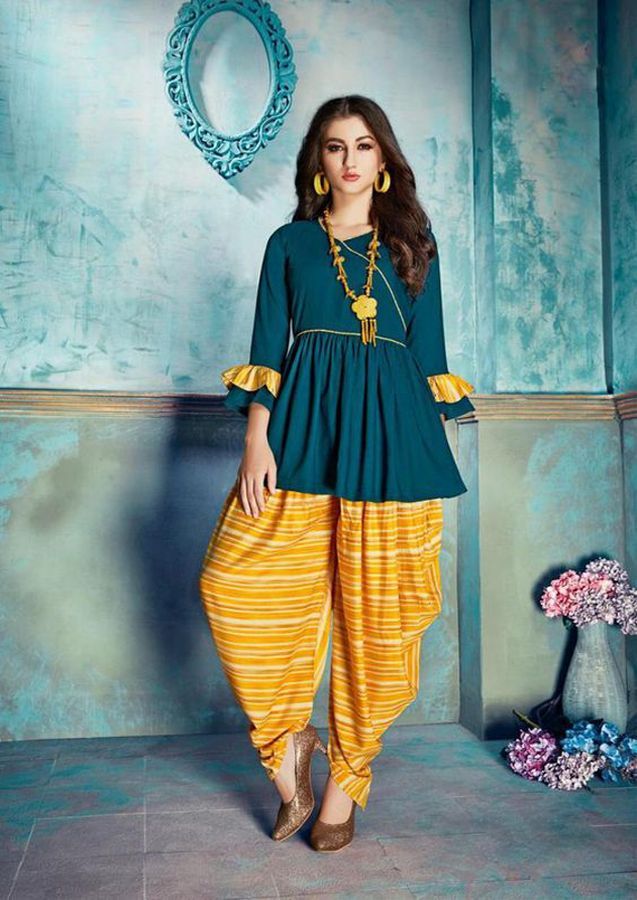 pakistani dhoti style salwar kameez