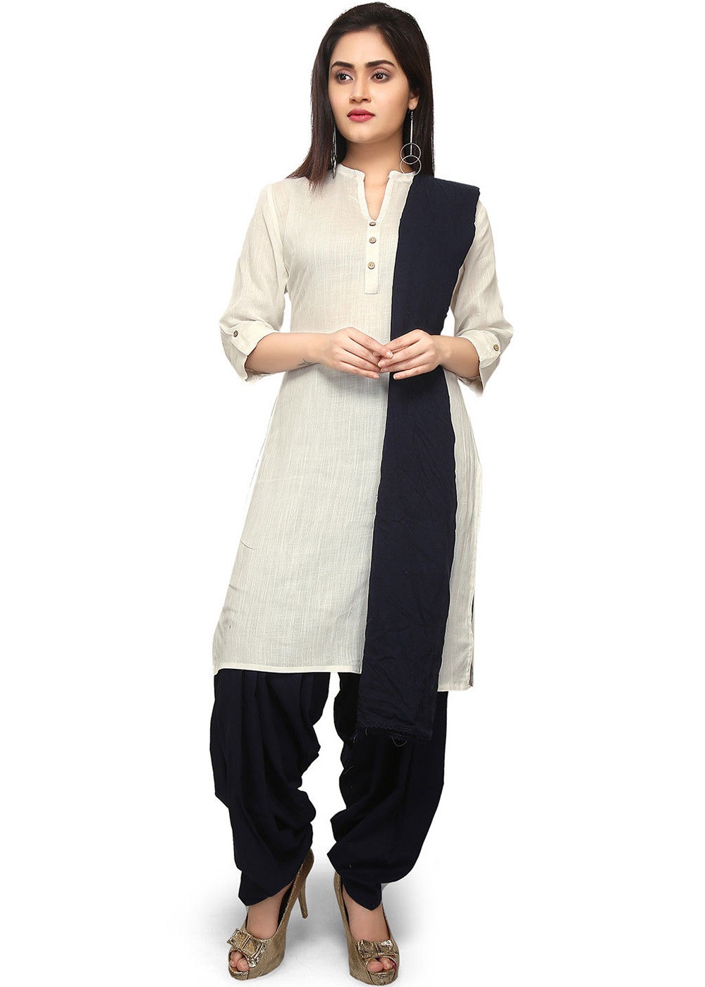 straight cut salwar suit for women